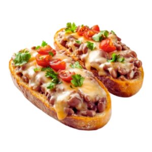 veg Loaded Garlic Bread